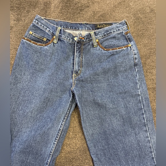 Lawman Western Denim - Lawman Women's Bare Back Vintage 90’s Denim Jeans